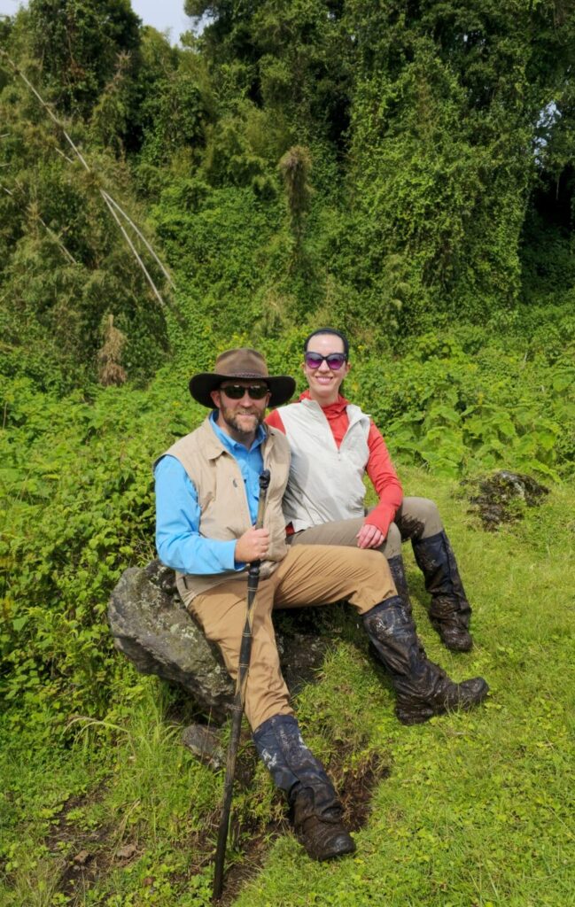 At least my husband wore a hat!