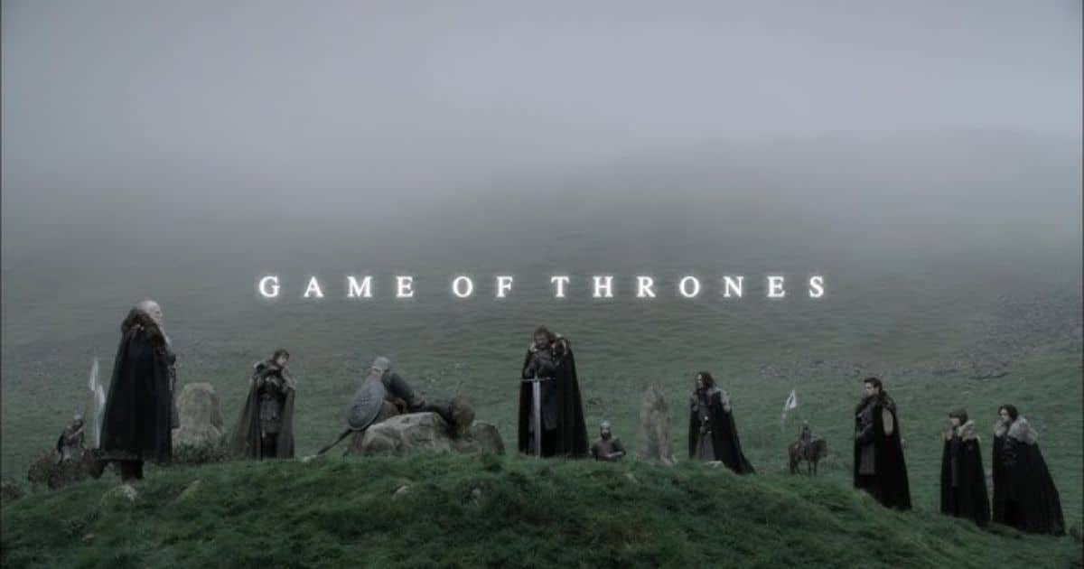 Game of Thrones tv show banner.