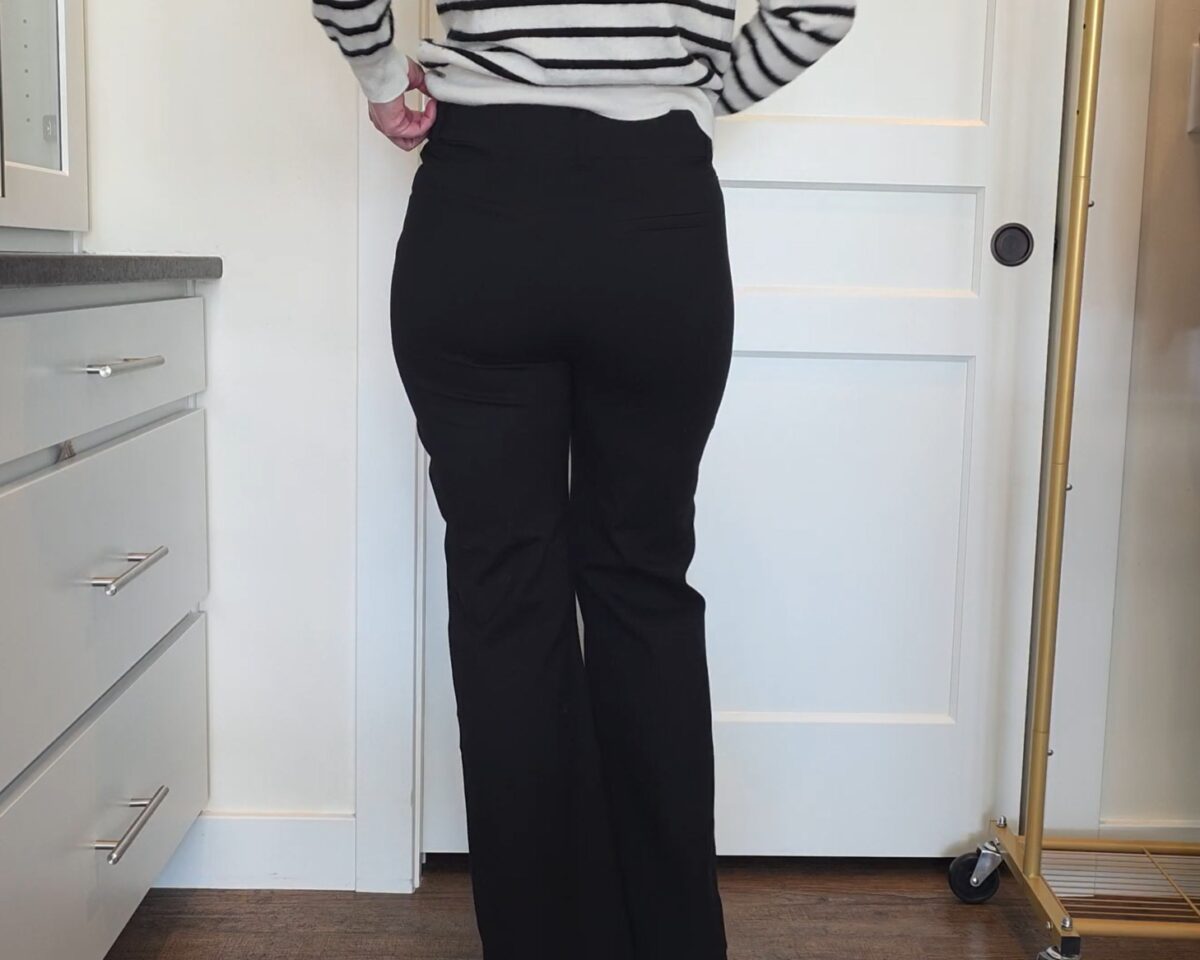 Ultra-Stretch Ponte Flare Leg Pants