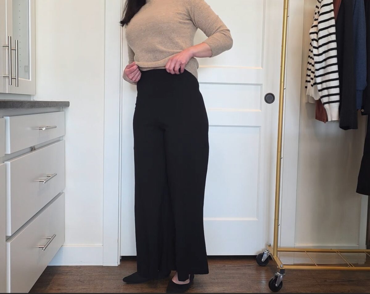 Ultra-Stretch Ponte Super Wide Leg Pants