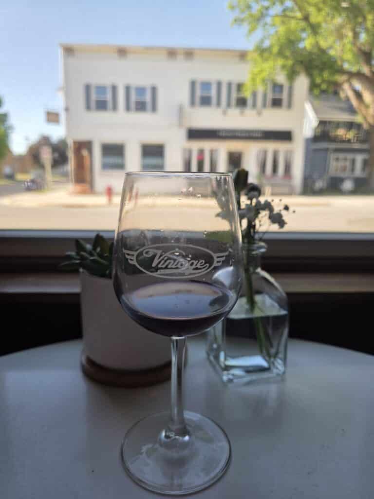 Glass of wine