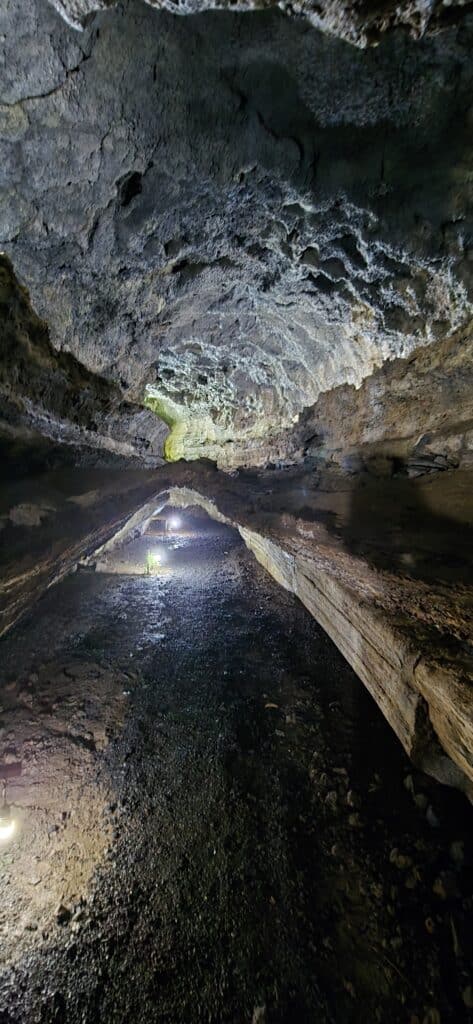 the lava tunnels
