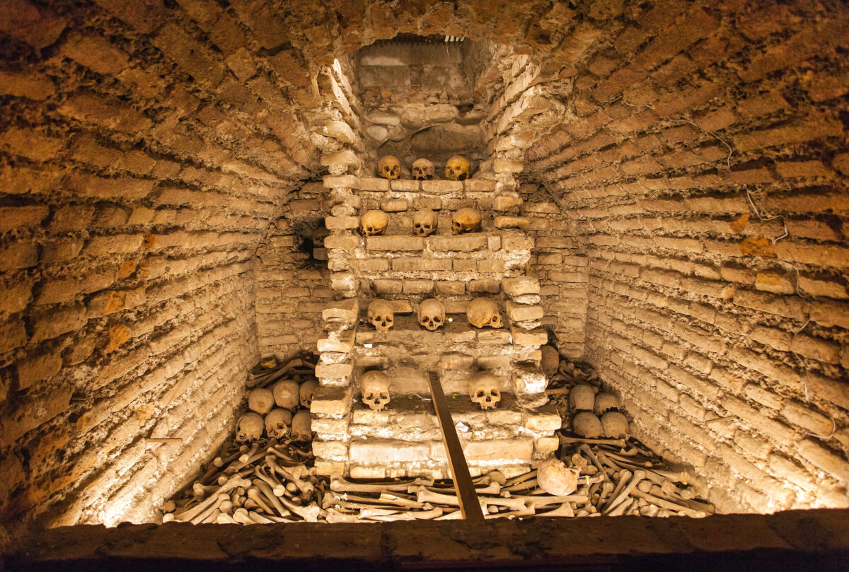 Lima,,Peru,-,April,14,2019:,Charnel,House,In,The
