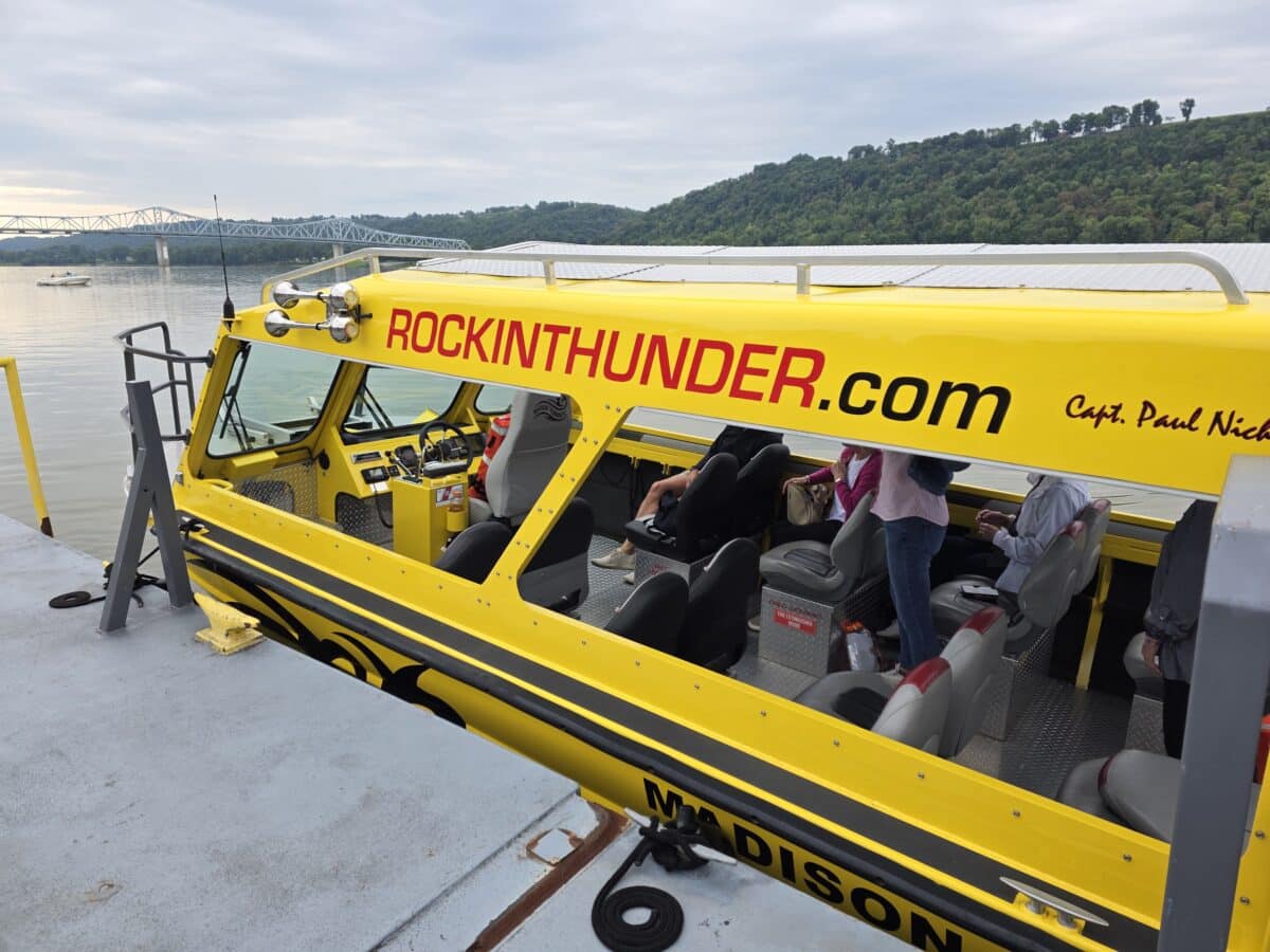 rockin thunder boat tours indiana