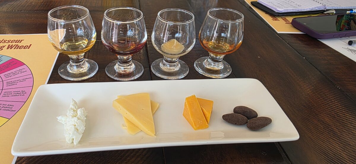 Honey tasting in Lake Geneva, Wisconsin