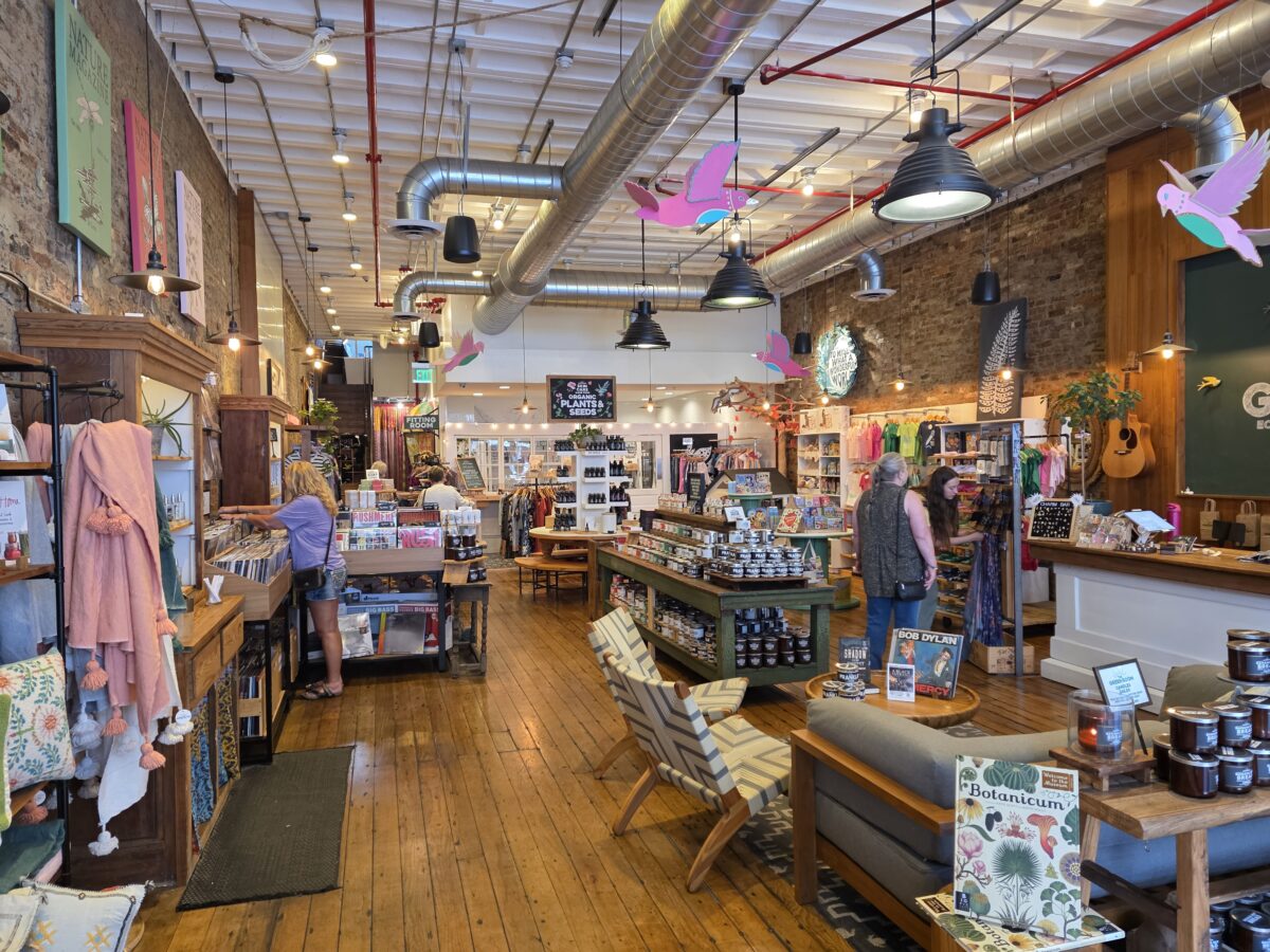 Shopping in downtown Franklin