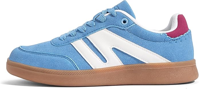 LUCKY STEP Women Retro Gum Sole Fashion Sneakers