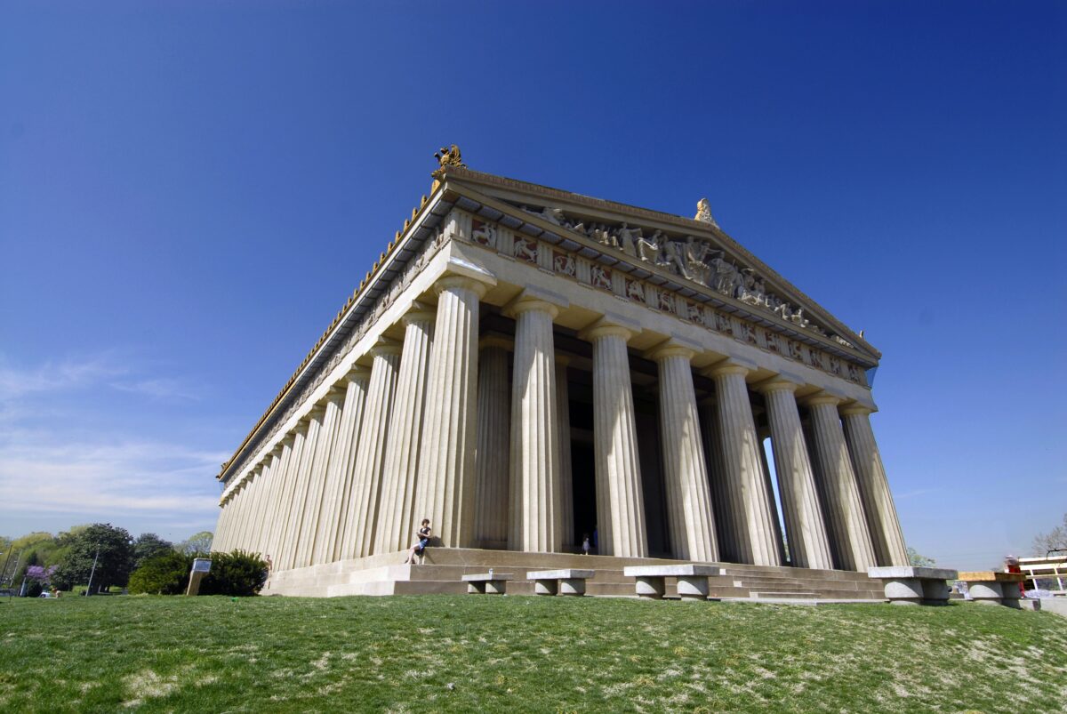 The Parthenon in Centennial Park Nashville Tennessee TN Tenn US USA United States of America American Music City. 08.06.26