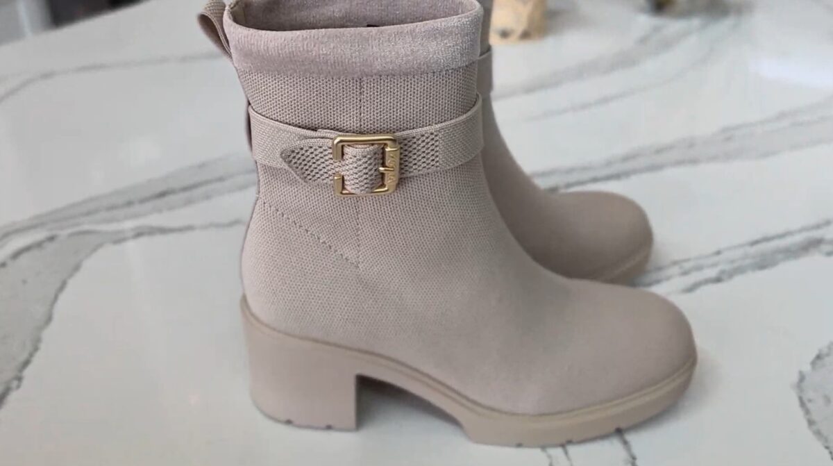 Gisella square-toe heeled boots